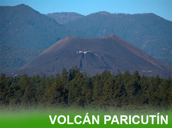Volcán Paricutín Michoacán - Volcán más joven mundo nacido 1943 paisaje ceniza campo lava"