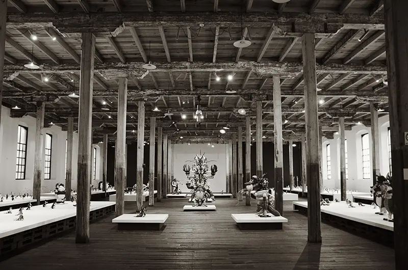 Interior del recinto del Centro Cultural Fábrica de San Pedro
