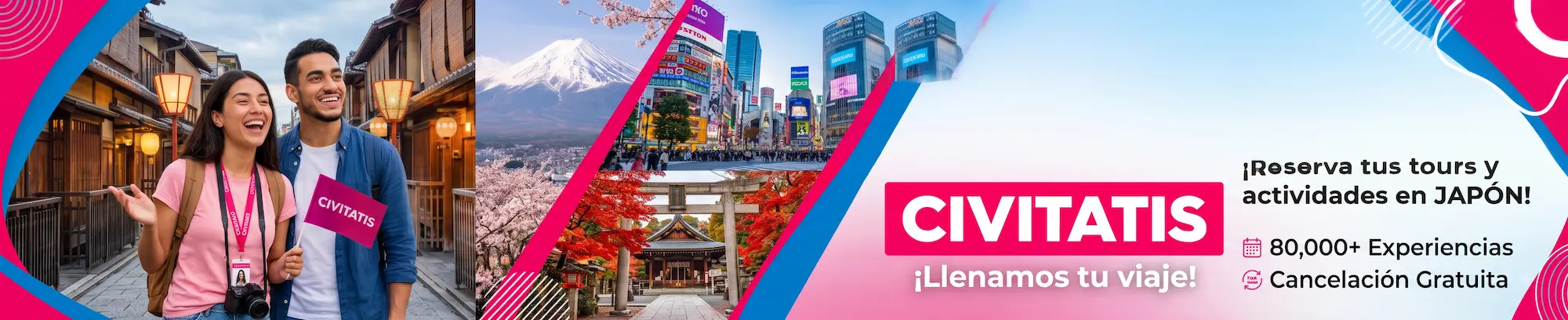 Reservar actividades en todo Japón en español